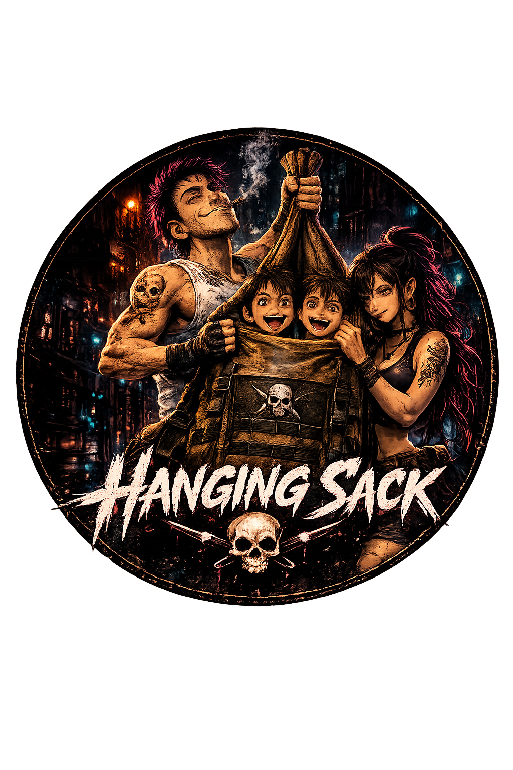 Hanging Sack Patch Motiv